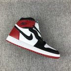 Air Jordan 1 High Black Toe Sneakers 555088-184