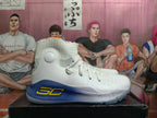 Under Armour Curry 6 Basketball Shoes White Blue
