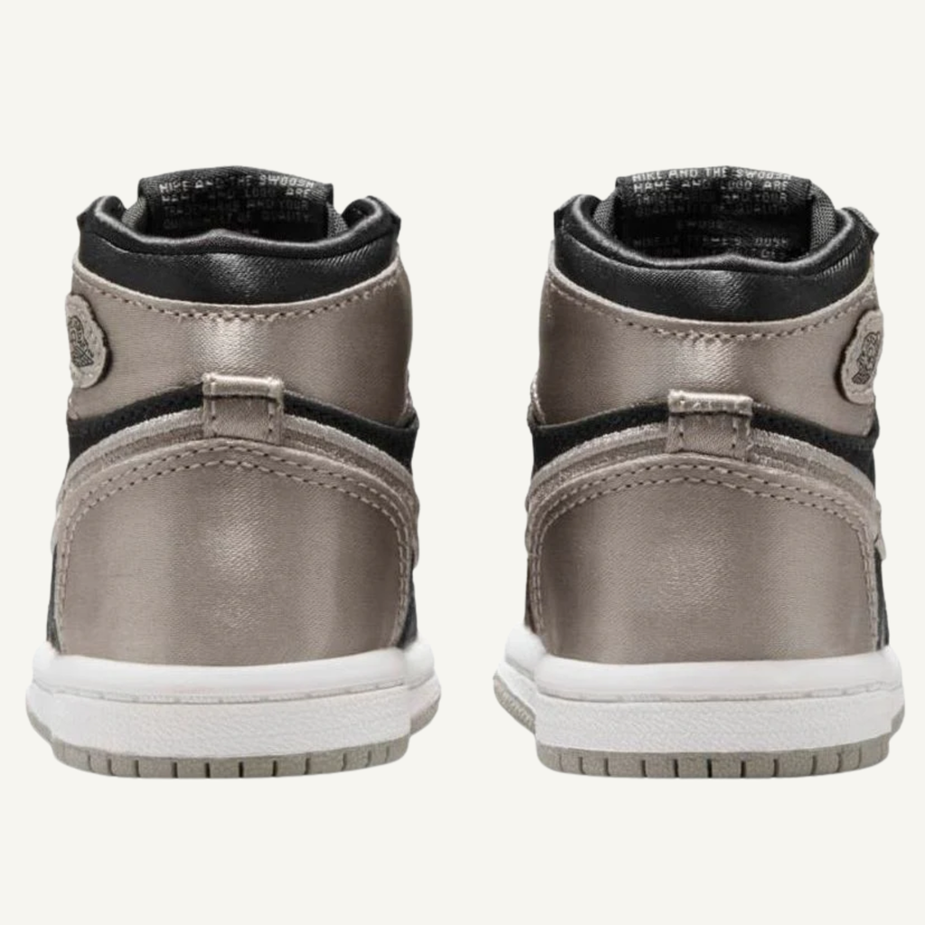 Jordan Toddler's Black/Grey Jordan 1 Retro High OG Sneakers, FD5305 010