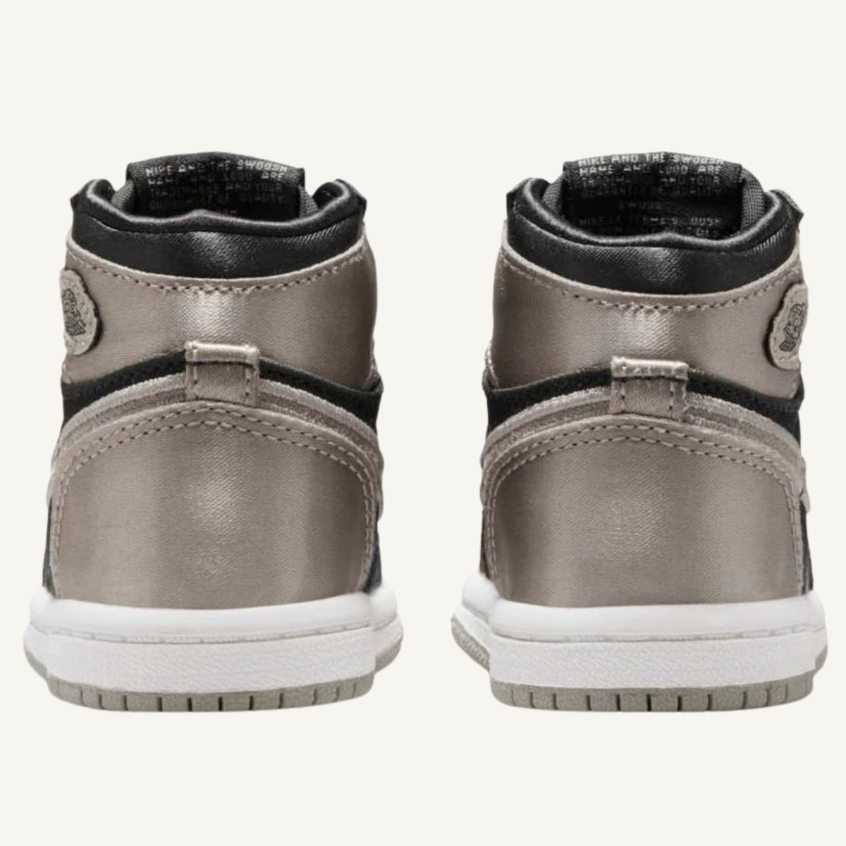 Jordan Toddler's Black/Grey Jordan 1 Retro High OG Sneakers, FD5305 010