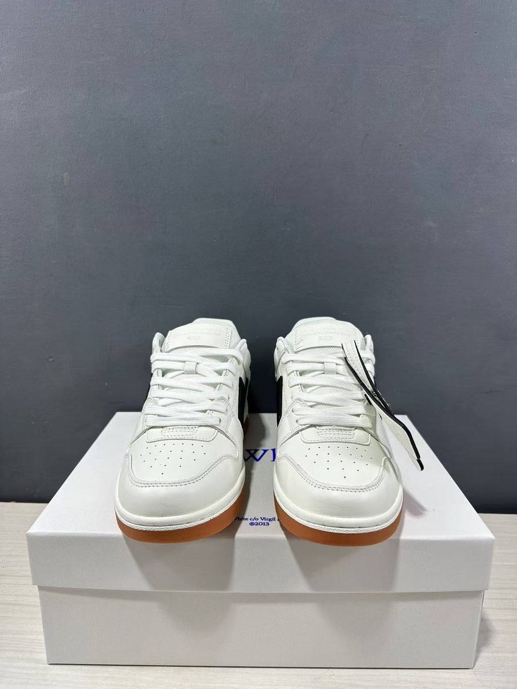 Off-White Out Of Office White Black Low-Top Sneakers