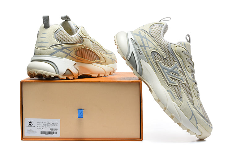 Louis Vuitton LV Runner Tatic Sneakers in Beige and Grey