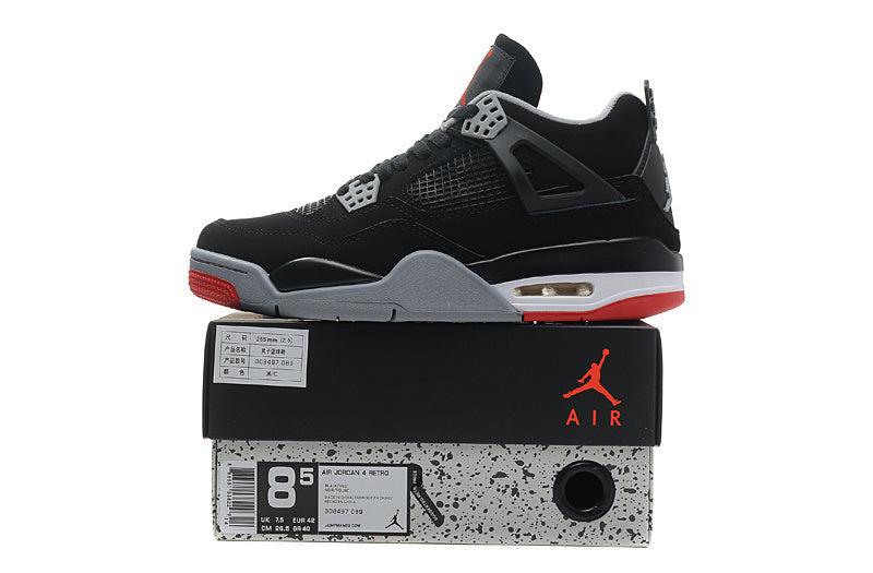 Jordan Air Jordan 4 Retro Black Red Sneakers