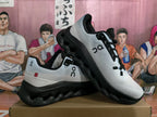 On Running Shoes in White and Black
