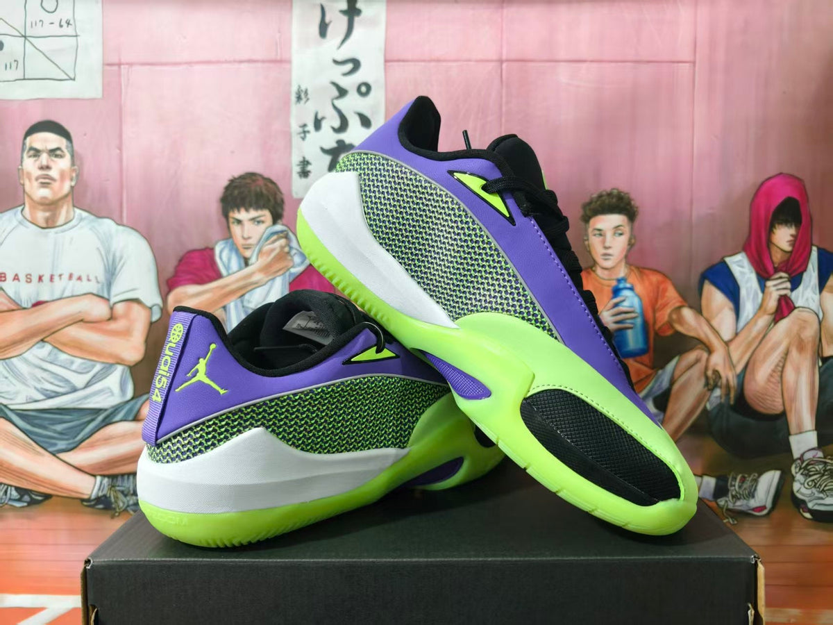 Jordan Luka 1 Basketball Shoes Purple Green