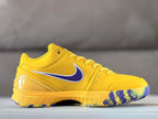 Nike Kobe 4 Basketball Sneakers Yellow Purple
