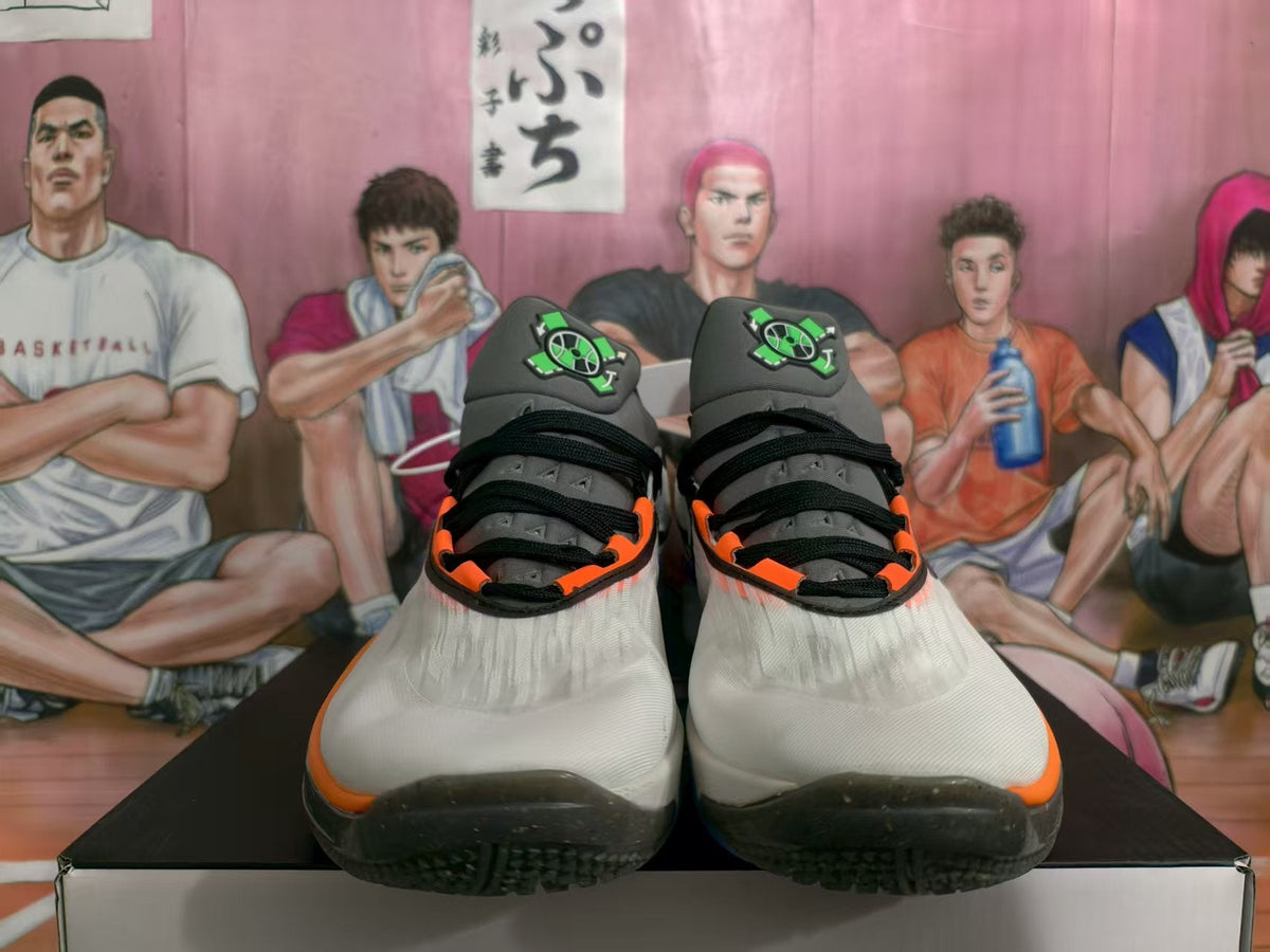 Nike Basketball Sneakers White Black Orange Purple