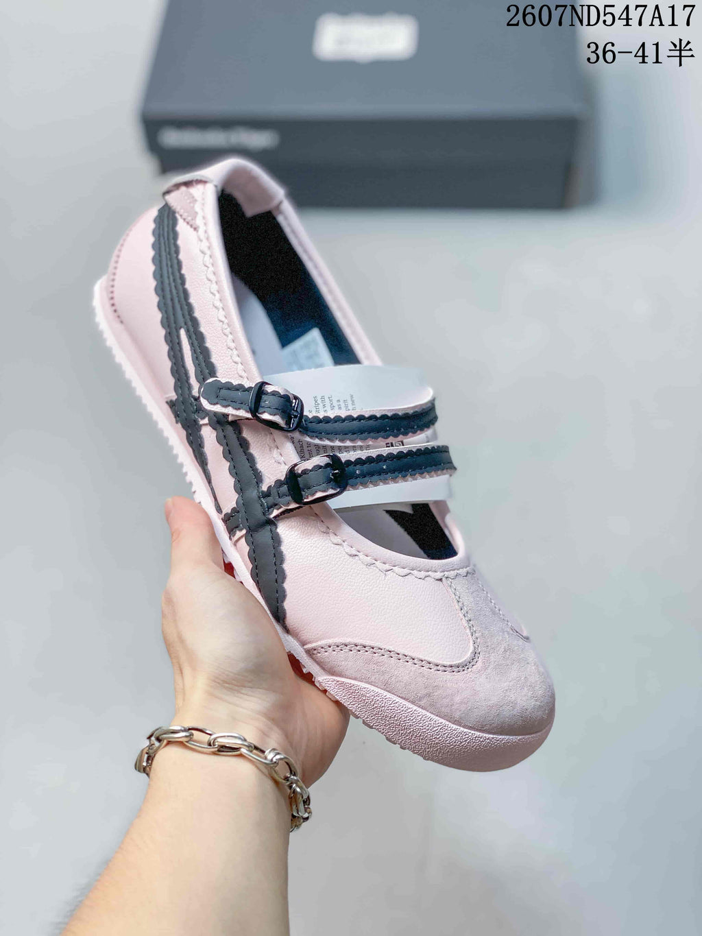 Onitsuka Tiger Mexico 66 Mary Jane Sneakers Pink