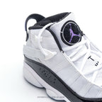 Jordan 6 Rings White Black Purple Sneakers 2411WWYLOG