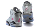 Air Jordan 6 High-Top Sneakers Silver Pink 543390-009