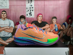 Nike Basketball Sneakers in Orange and Purple