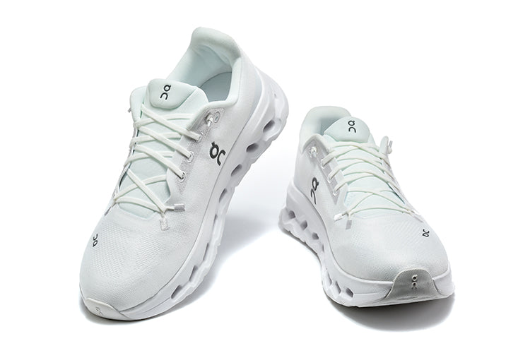 On Cloudmonster 3 White Running Shoes