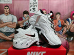 Nike Air Basketball Sneakers White Black Red