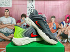Nike Basketball Sneakers in Gray and Volt Green