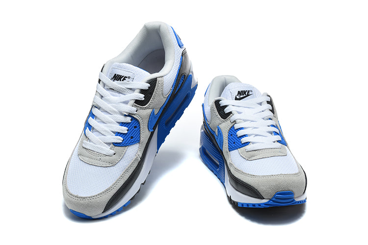 Nike Air Max 90 White Blue Black Sneakers