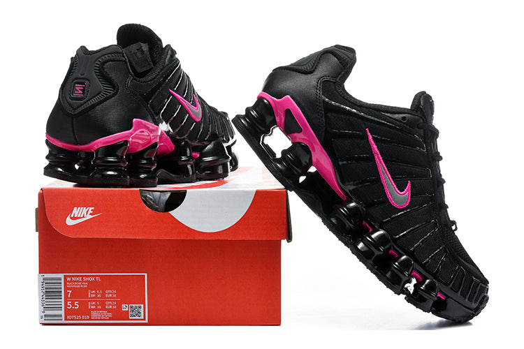 Nike Shox TL Black and Pink Sneakers