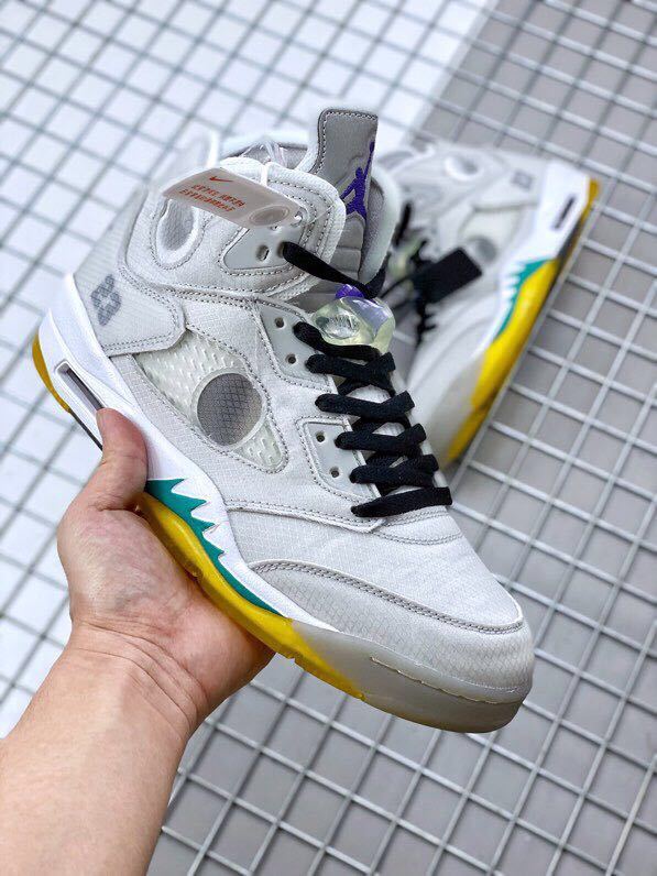 Jordan Air Jordan 5 Off-White Grey White CT8480-105 Sneakers