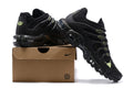 Nike Air Max Plus Black Sneakers with Lime Accents