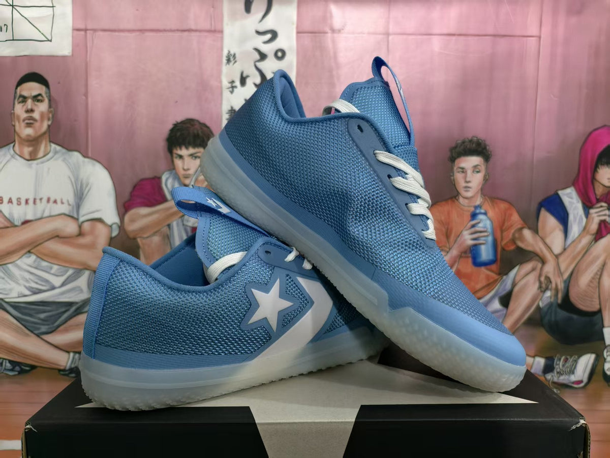 Blue Basketball Sneakers in North Carolina Blue