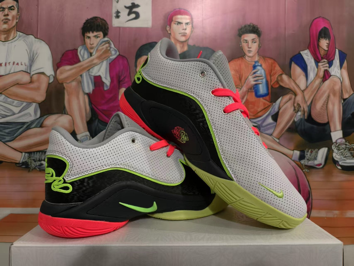 Nike Basketball Sneakers White Black Green