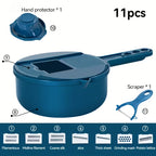 12 in 1 Vegetable Chopper and Grater Manual Slicer Shredder Julienne Cutter Multifunctional Kitchen Vegetable Cutter Tool