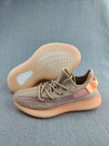 Yeezy 350 V2 Knit Sneakers Tan Mauve Orange