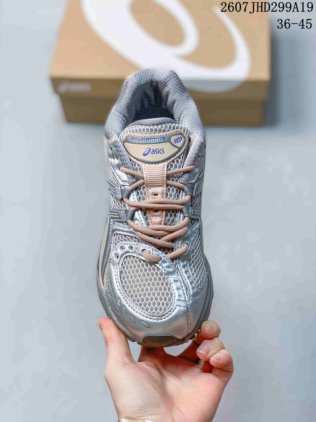 ASICS Gel-Nimbus 10.1 Sneakers Silver Peach 2607JHD299A19
