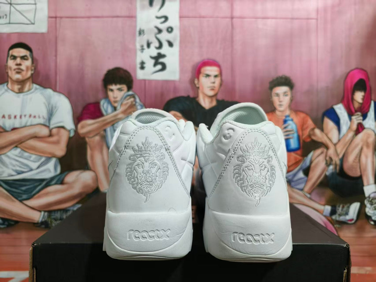 Nike ReactX White Basketball Sneakers