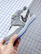 Dior x Air Jordan 1 Low Grey White Blue CN8608-002