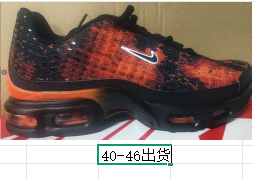 Nike Air Max Plus VI Sneakers Black and Orange