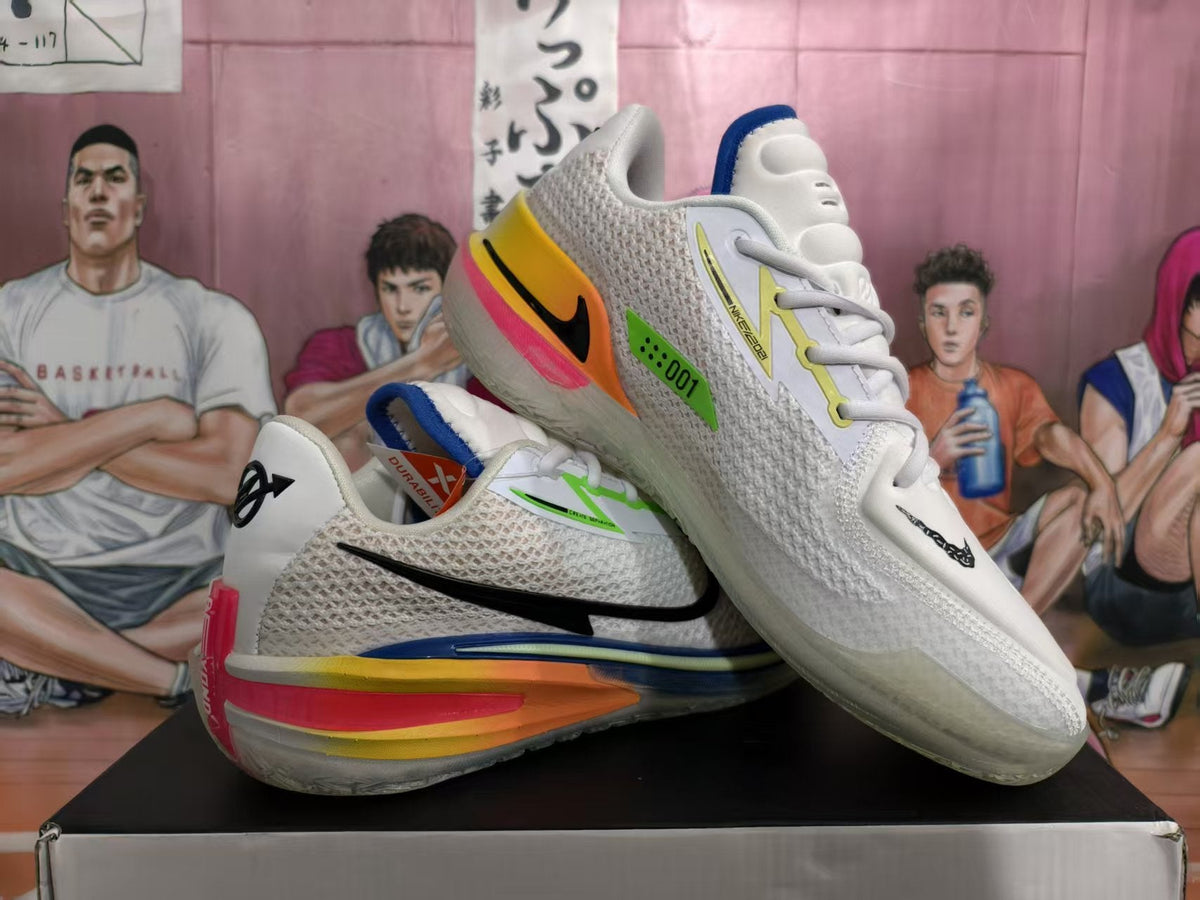 Nike GT Basketball Sneakers White Blue Gray