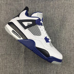 Jordan Air Jordan 4 White Black Blue Sneakers