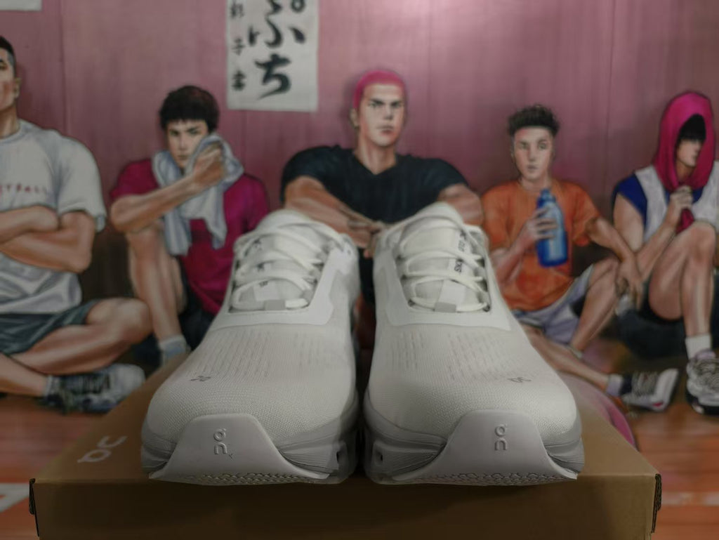 On Cloudmonster Sneakers Ice White