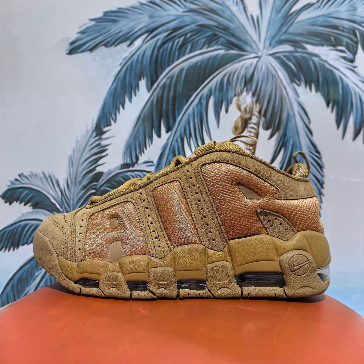 Nike Air More Uptempo Wheat Sneakers