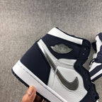 Air Jordan 1 Co.JP High Sneakers White Navy Silver DC1788-100
