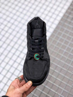 CLOT x Air Jordan 1 Mid Fearless Black Sneakers