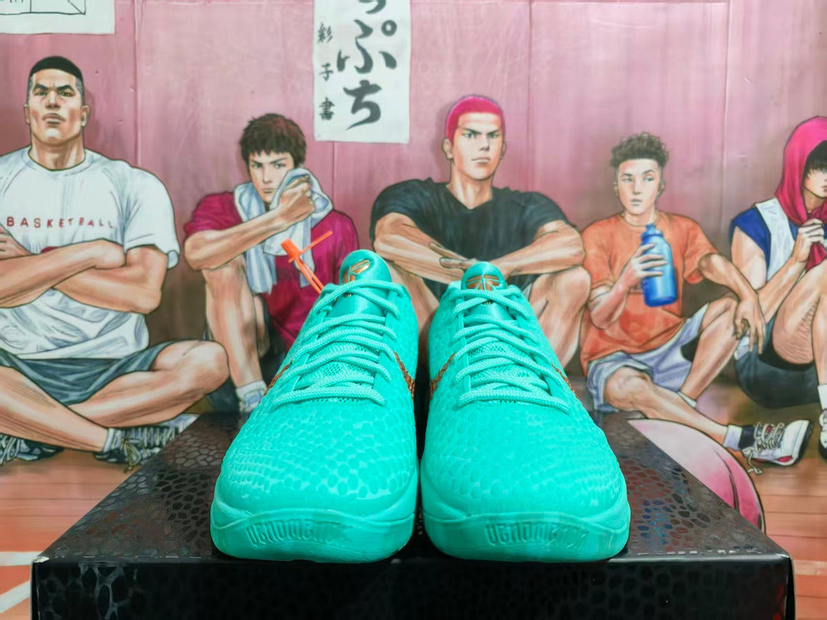 Nike Statue of Liberty Basketball Sneakers Aqua Bronze