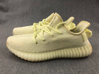 Yeezy 350 V2 Knit Sneakers in Pale Cream