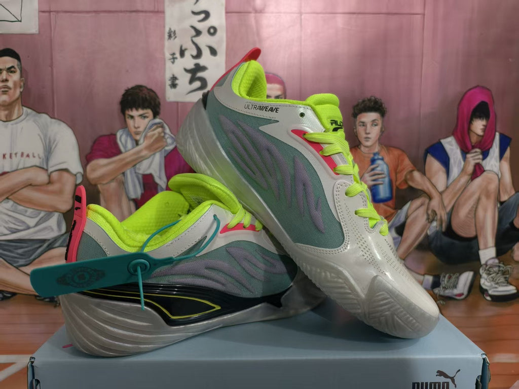 Puma ULTRAWEAVE Sneakers Fluorescent Green