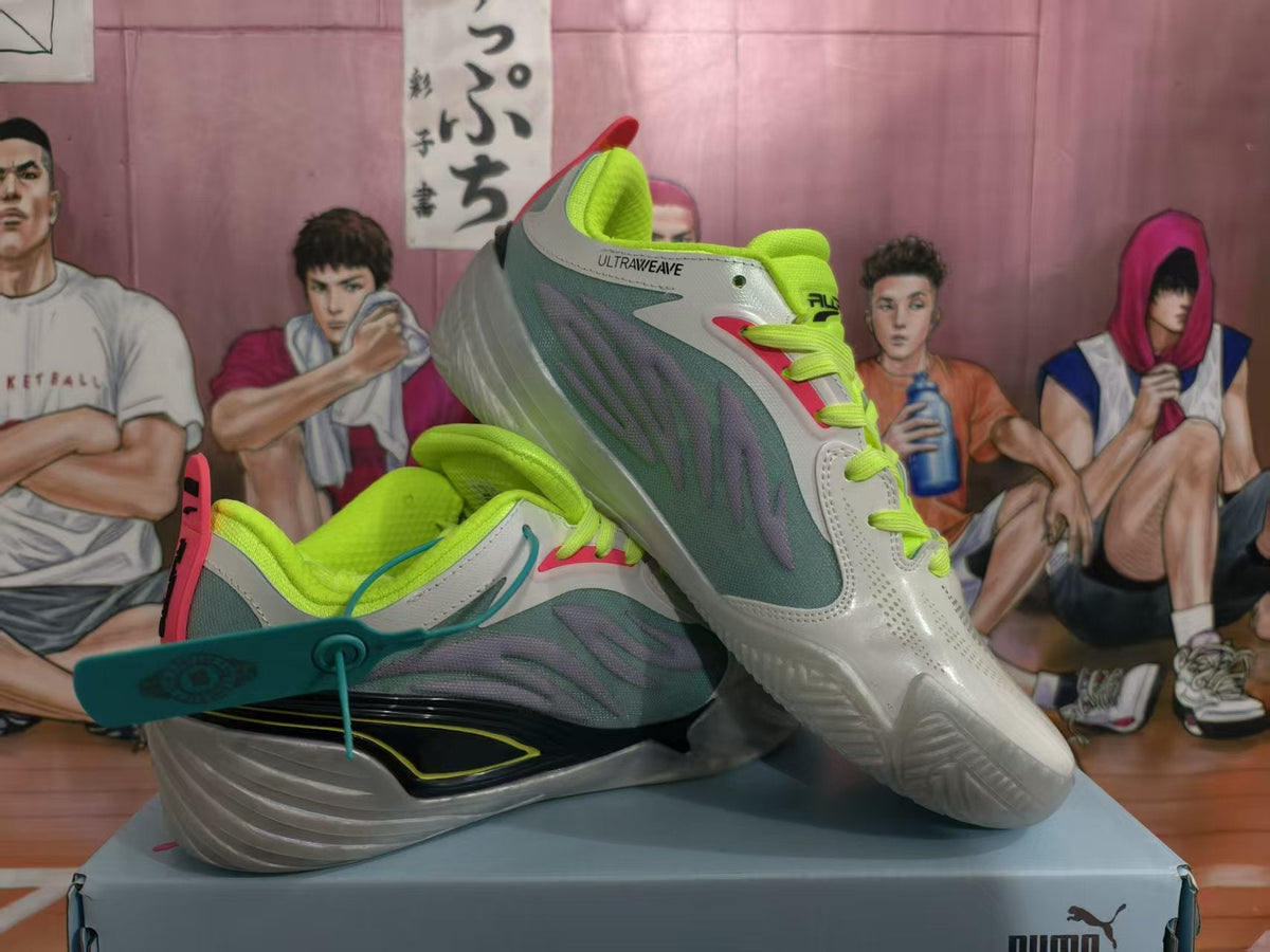 Puma ULTRAWEAVE Sneakers Fluorescent Green
