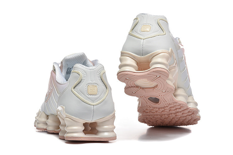Nike Shox TL Sneakers in White and Pink