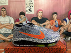 Nike Basketball Shoes, Gray and Orange Speckled Design