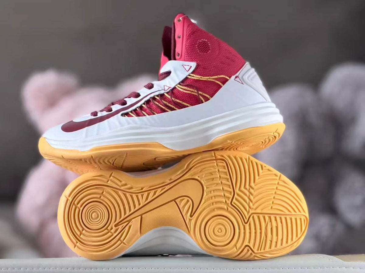 Nike Hyperdunk 2012 Kids Basketball Shoes Red White Yellow