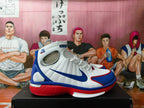 Nike Air Zoom Huarache 2K4 White Blue Red Basketball Shoes