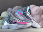 Nike HD2012 Kids High-Top Sneakers Silver