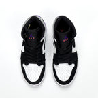 Jordan High-Top Sneakers Black White Purple 852542-105