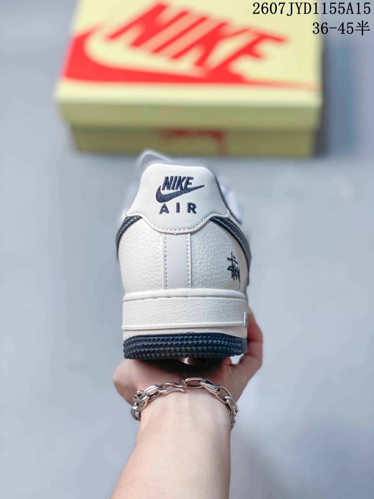 Nike Air Force 1 Grey Navy Sneakers 2607JYD1155A15