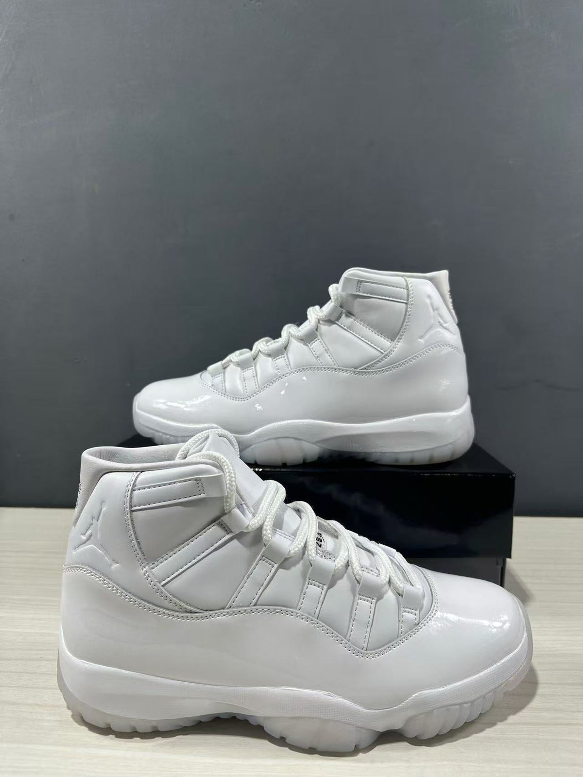 Jordan Air Jordan 11 Retro White High-Top Sneakers