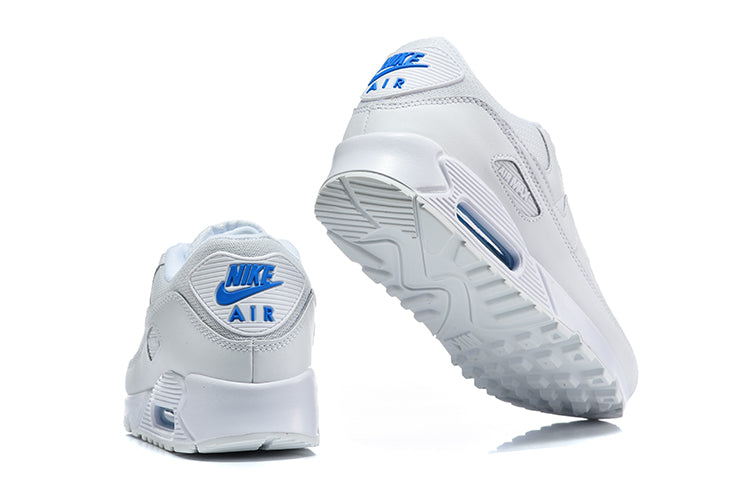 Nike Air Max 90 White and Blue Sneakers