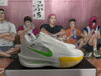 Nike ZoomX White Yellow Basketball Sneakers